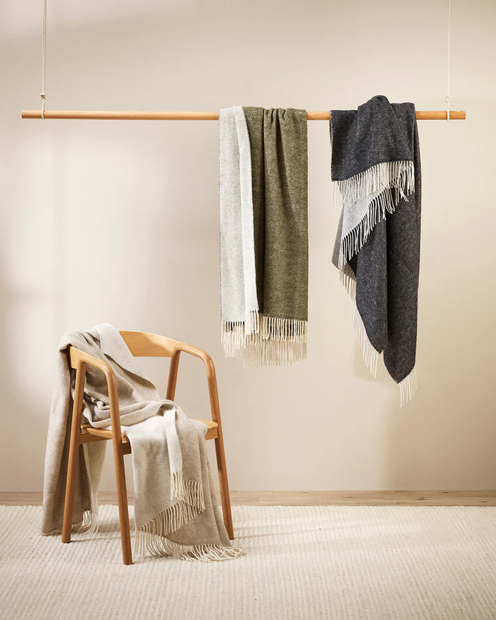 Baya | Casa Throw 130x180cm - Kale | Shut the Front Door