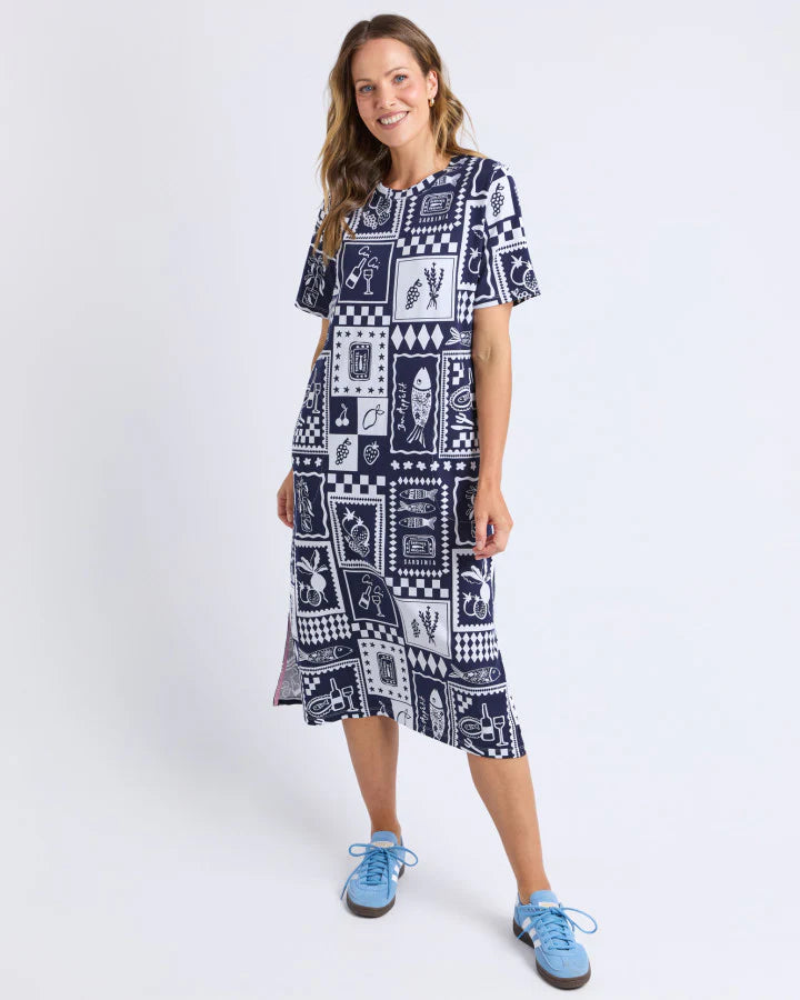 Chin Chin Dress - Navy