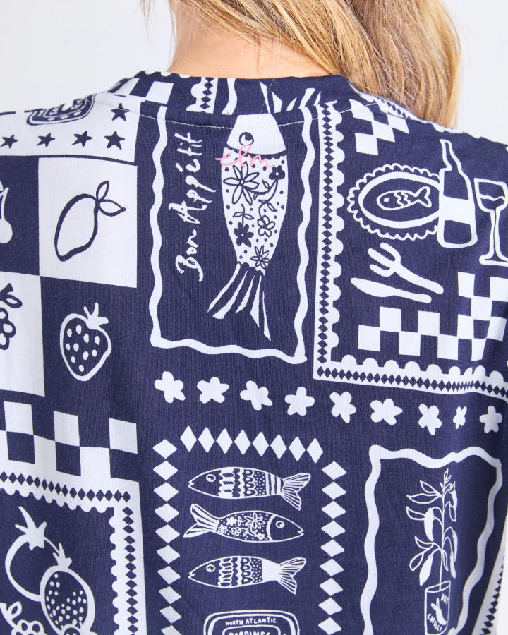 Chin Chin Dress - Navy