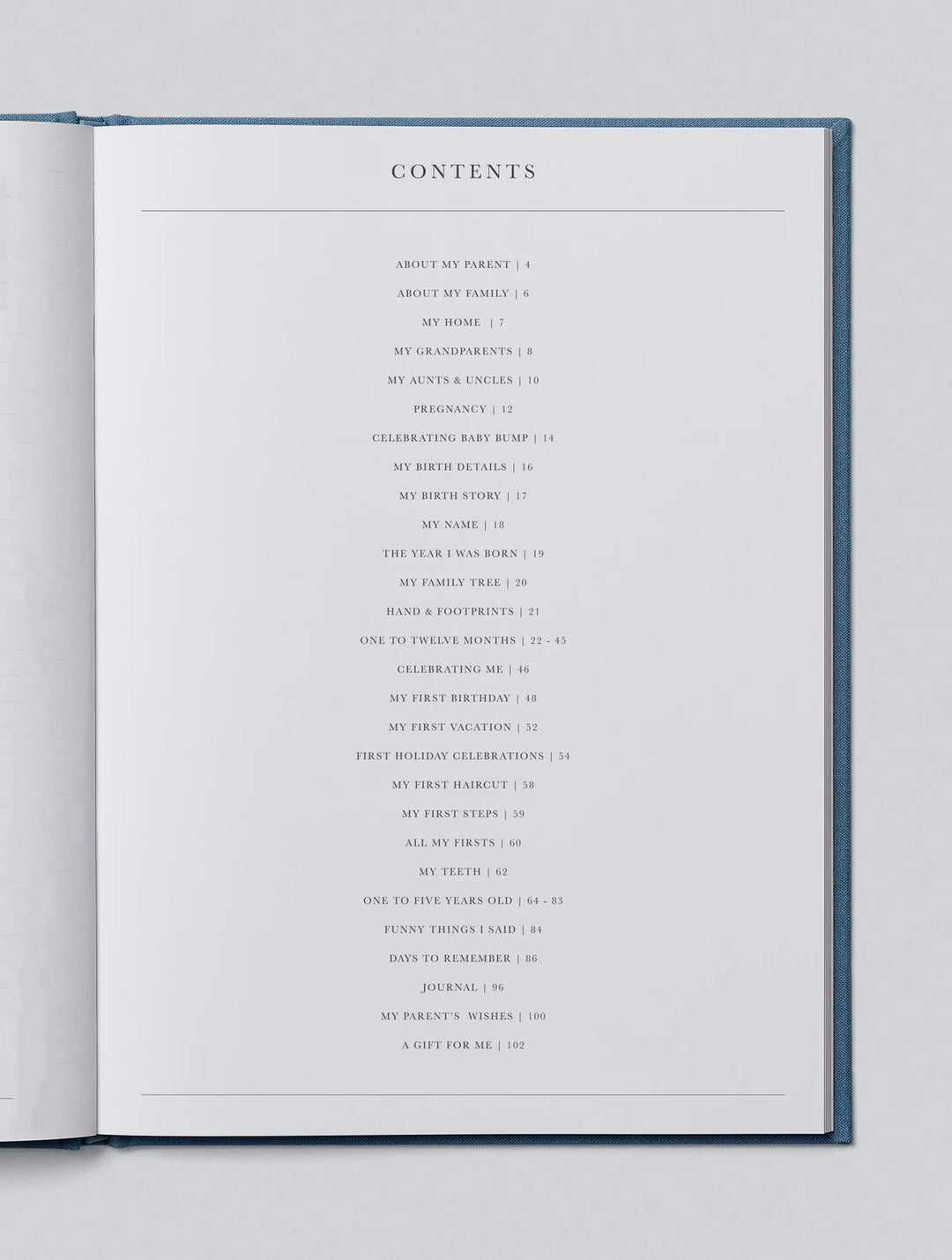 Baby Journal - Birth to Five Years Blue