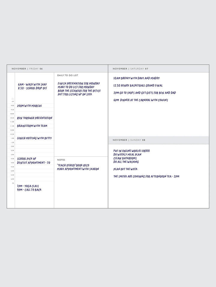 2026 On The Daily Planner - Sorbet