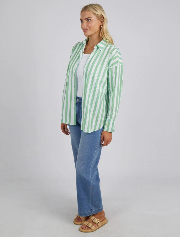 Elm Knitwear | Delia Stripe Shirt | Shut the Front Door