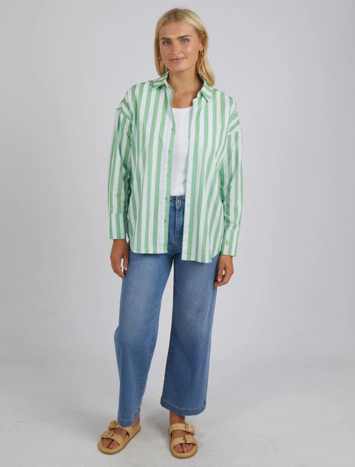 Elm Knitwear | Delia Stripe Shirt | Shut the Front Door