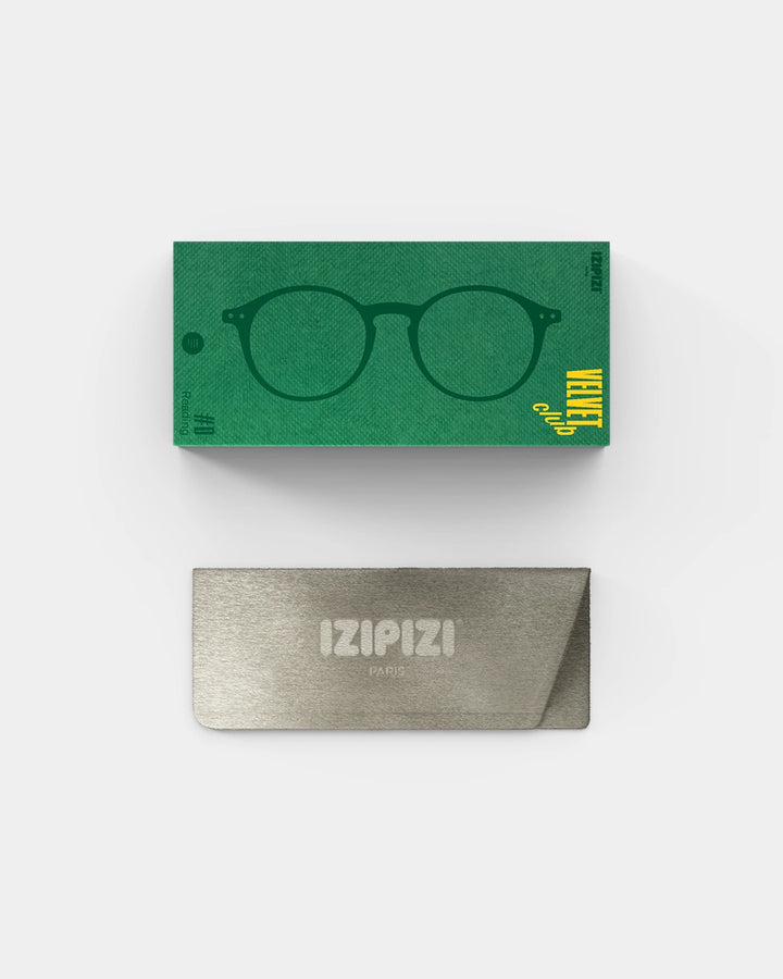 Izipizi | Reading Glasses Collection D Velvet Club - Tailor Green | Shut the Front Door
