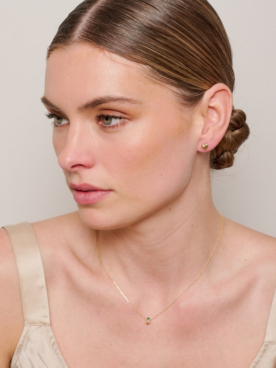 Tiger Tree | Baby Heart Studs - Gold | Shut the Front Door
