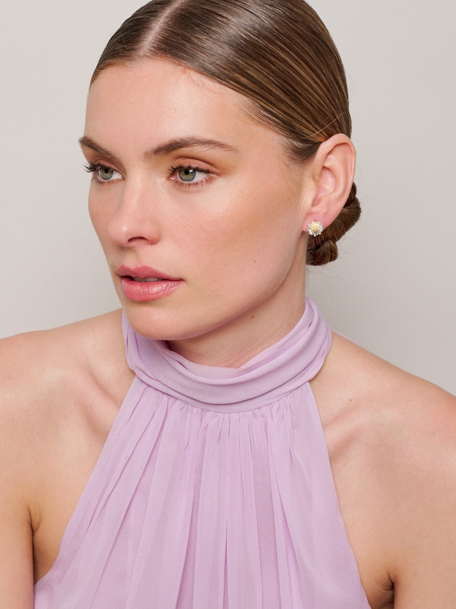 Tiger Tree | Earring Seaside Daisy - Silver | Shut the Front Door