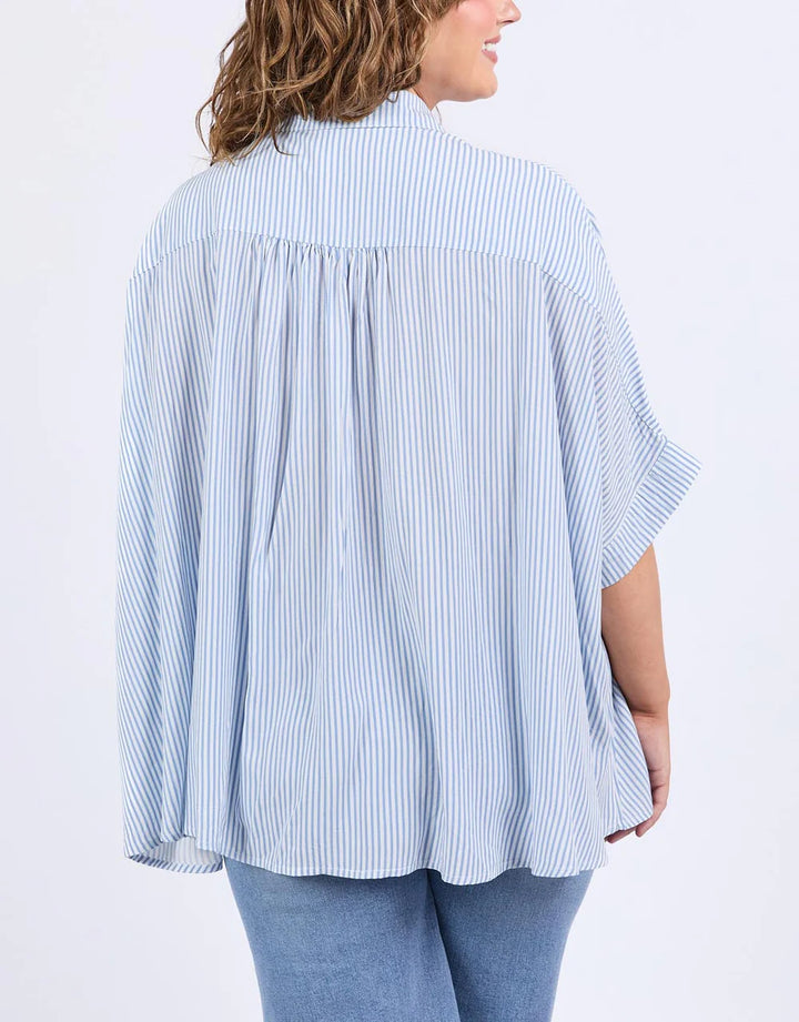 Luna Shirt - Dusky Blue