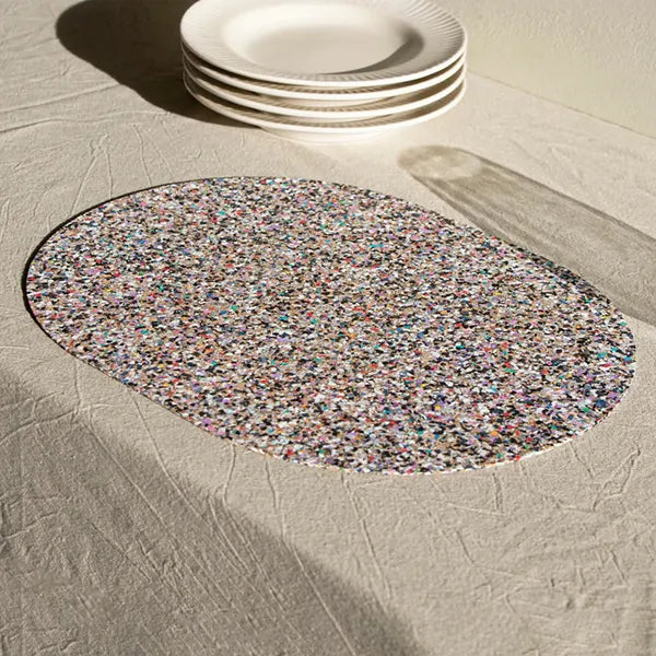 Beach Clean Oval Placemats - Set 4