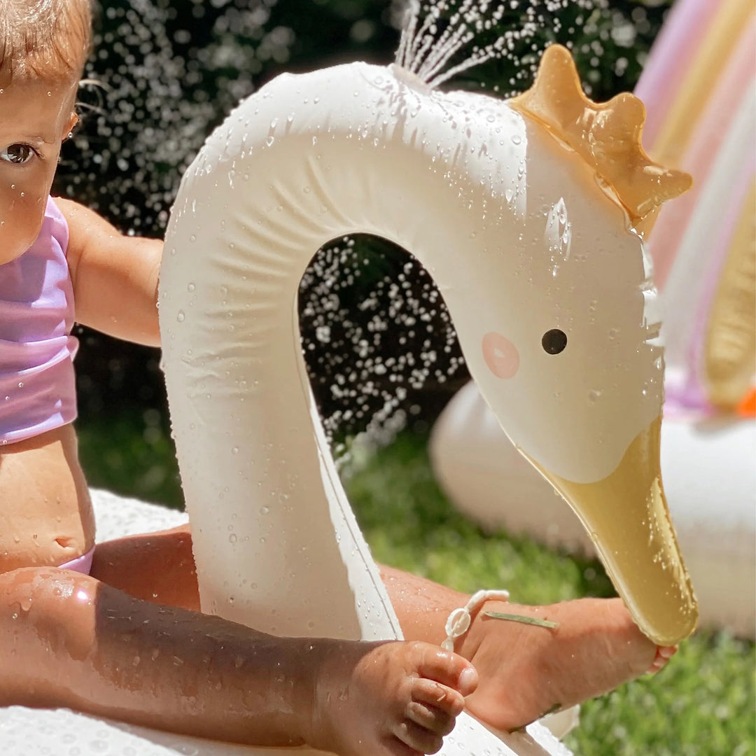 Sunnylife | Inflatable Sprinkler - Princess Swan Multi | Shut the Front Door