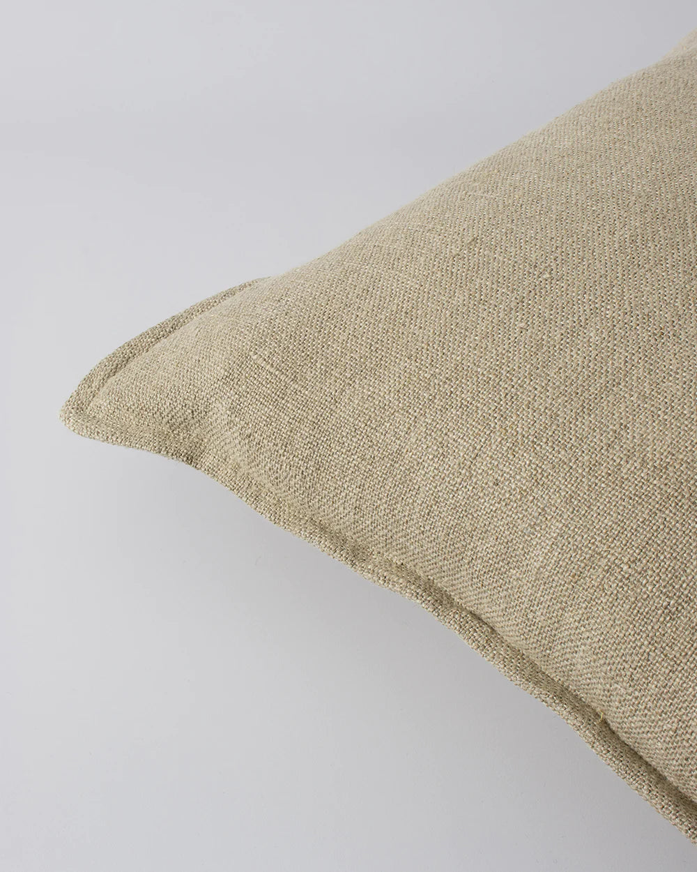 Baya | Flaxmill Cushion 50x50cm - Doeskin | Shut the Front Door