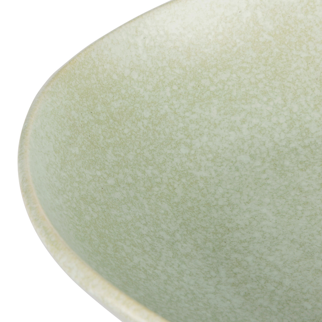 Davis & Waddell | Greta Porcelain Raised Serving Plate - Mint | Shut the Front Door