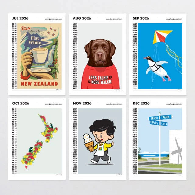 2026 Glenn Jones Calendar