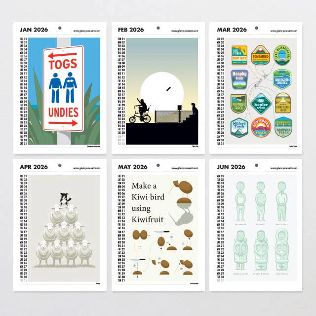 2026 Glenn Jones Calendar