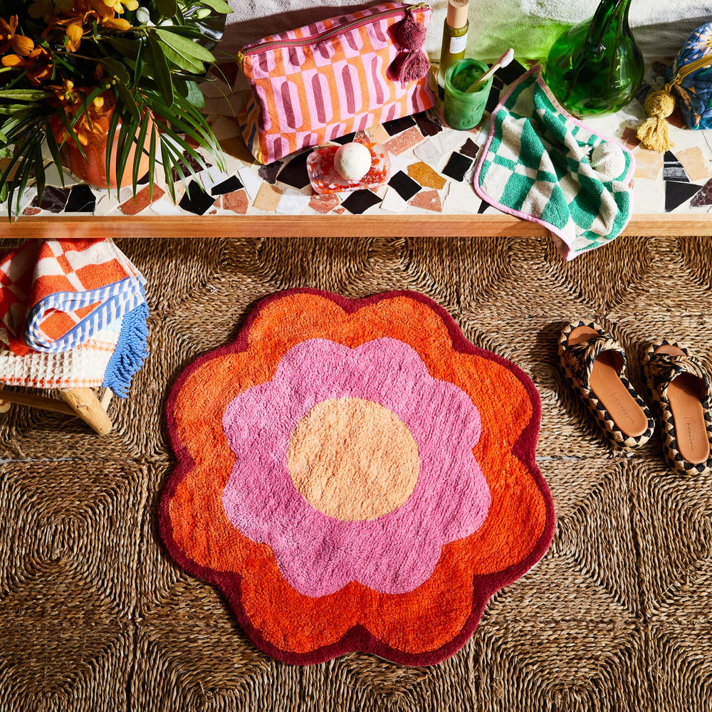 SAGE & CLARE | Kiska Bath Mat - Dahlia | Shut the Front Door