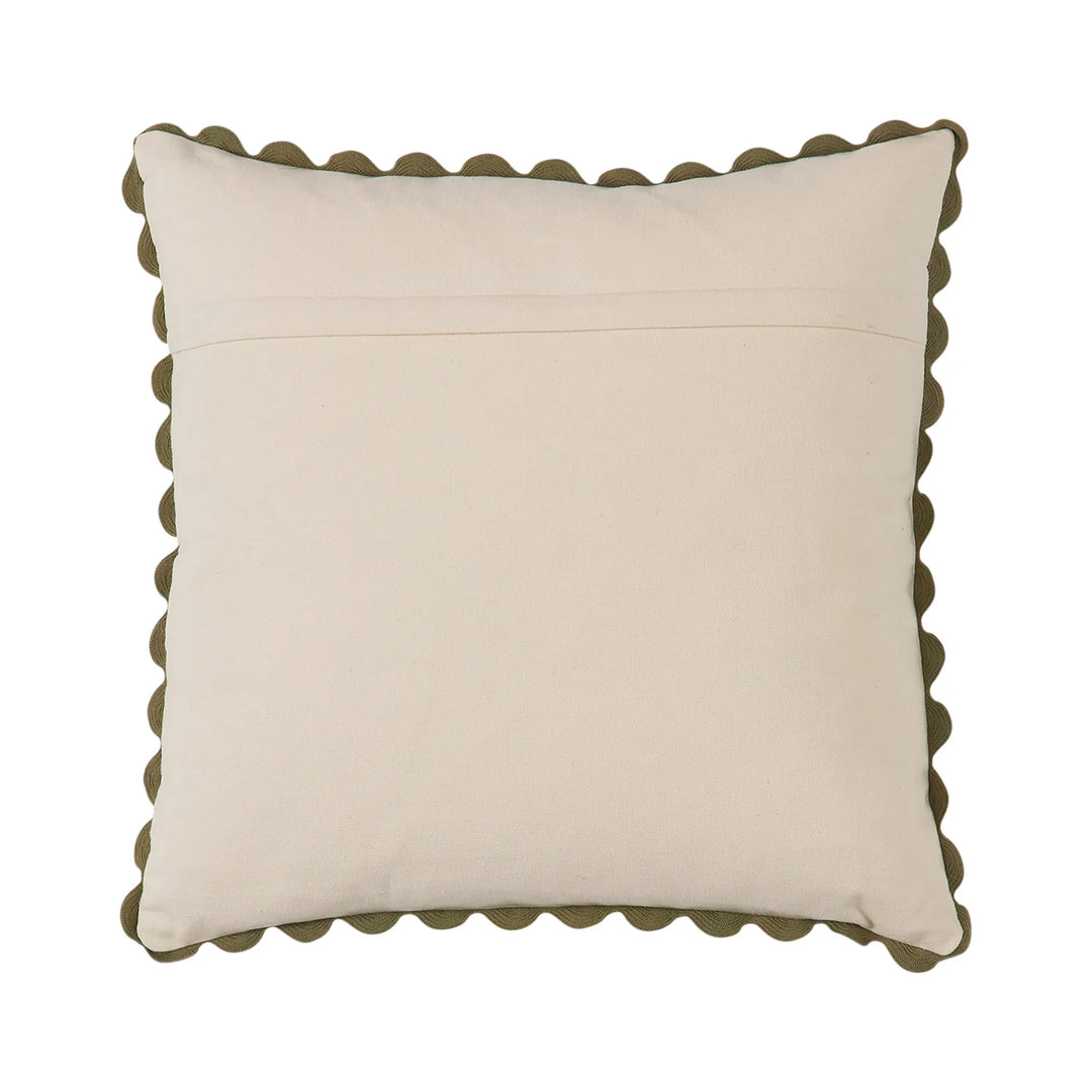 SAGE & CLARE | Brae Print Cushion - Bay Leaf | Shut the Front Door