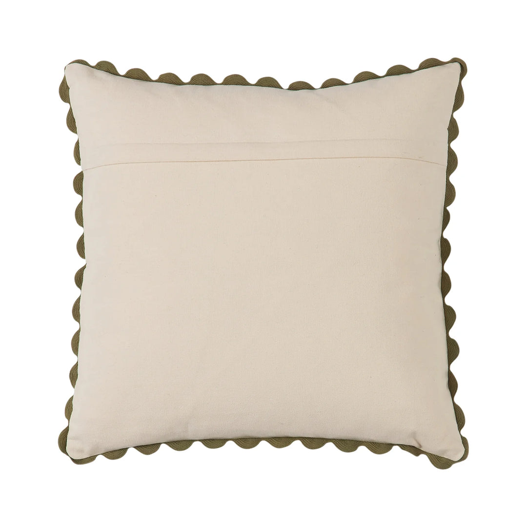 SAGE & CLARE | Brae Print Cushion - Bay Leaf | Shut the Front Door