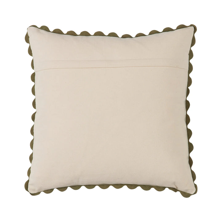 SAGE & CLARE | Brae Print Cushion - Bay Leaf | Shut the Front Door