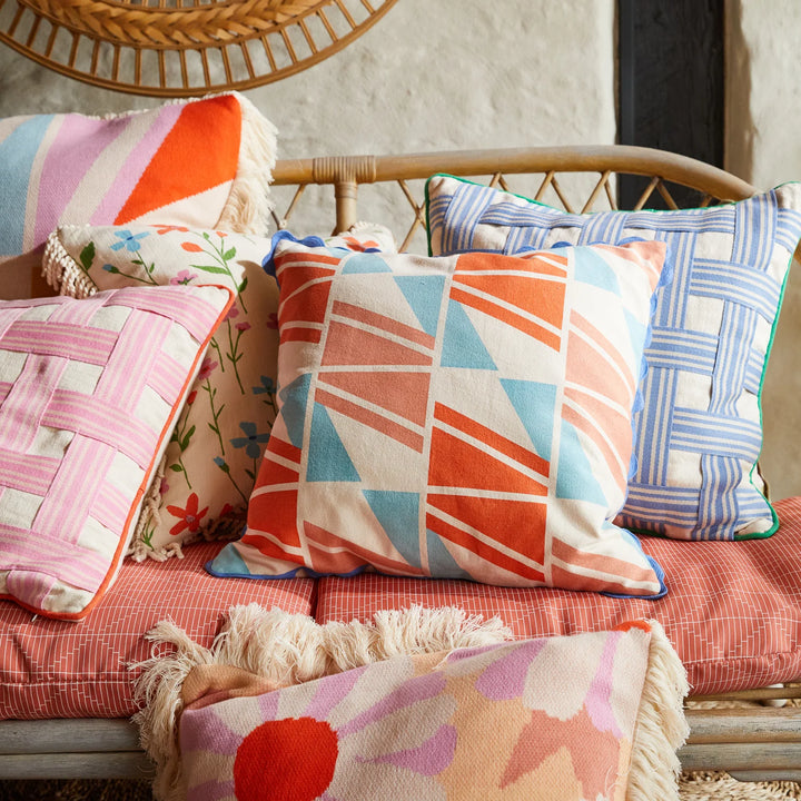 SAGE & CLARE | Brae Print Cushion - Paprika | Shut the Front Door