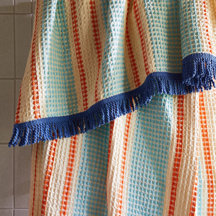 SAGE & CLARE | Tishy Waffle Bath Sheet Hydrangea | Shut the Front Door