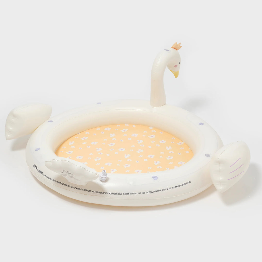 Sunnylife | Kids Sprinkler Mat - Princess Swan Multi | Shut the Front Door