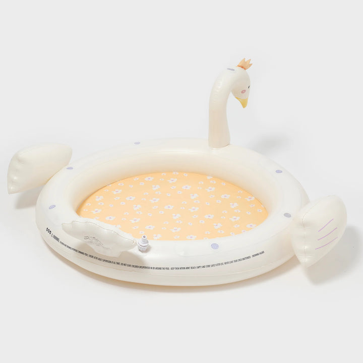Sunnylife | Kids Sprinkler Mat - Princess Swan Multi | Shut the Front Door