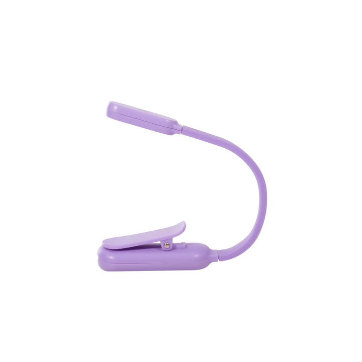Flexi Clip-On Rechargeable Book Light - Lilac