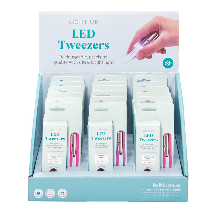 Light Up LED Tweezers - Lilac