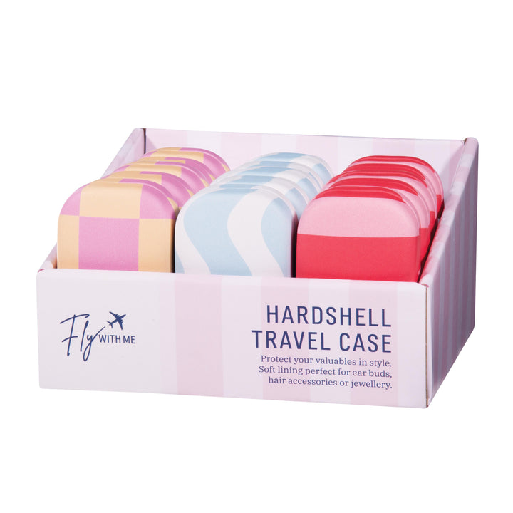 IS Gifts | Hard Shell Travel Case - Lilac/Butter | Shut the Front Door