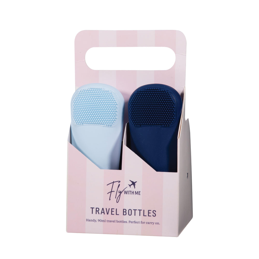 IS Gifts | Travel Bottle Set of 4 - Blues | Shut the Front Door