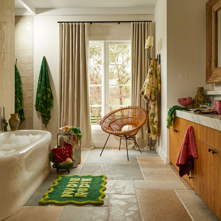 SAGE & CLARE | Amalie Nudie Bath Mat - Kelp | Shut the Front Door
