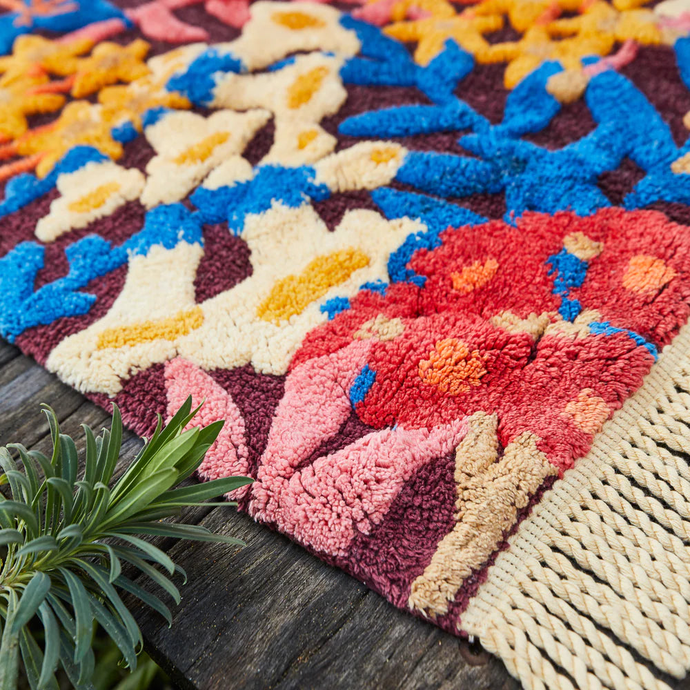 SAGE & CLARE | Francesca Bath Mat - Garnet | Shut the Front Door