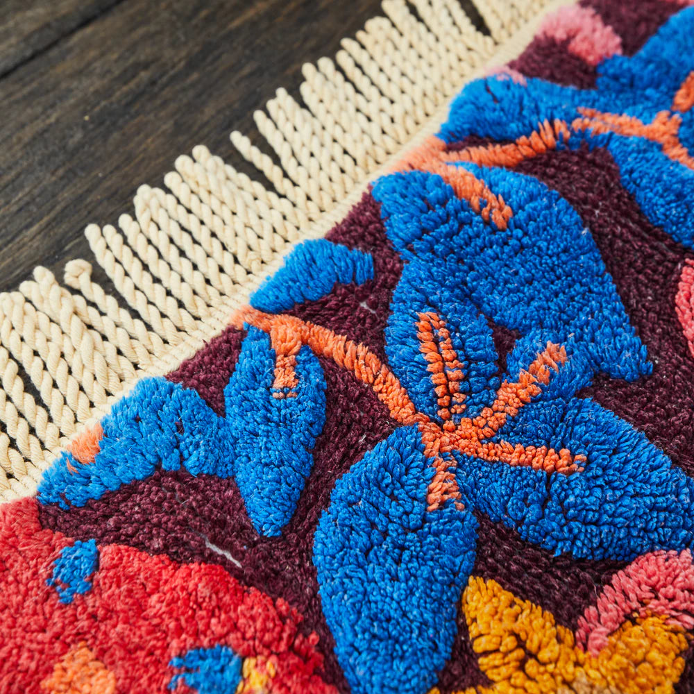 SAGE & CLARE | Francesca Bath Mat - Garnet | Shut the Front Door