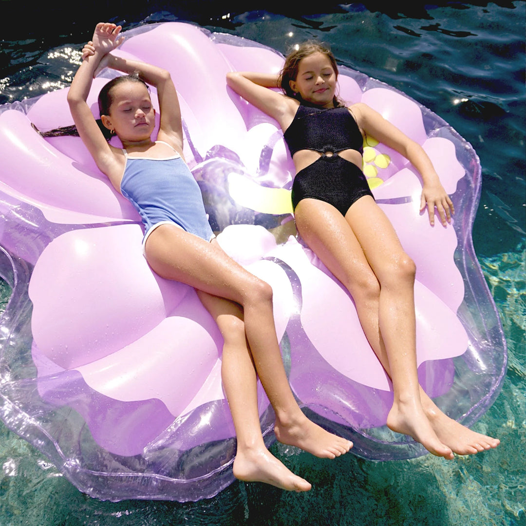Sunnylife | Luxe Lie-On Float - Hibiscus Pastel Lilac | Shut the Front Door
