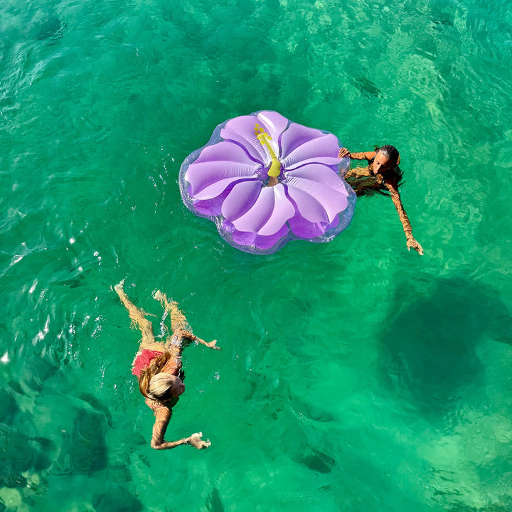 Sunnylife | Luxe Lie-On Float - Hibiscus Pastel Lilac | Shut the Front Door