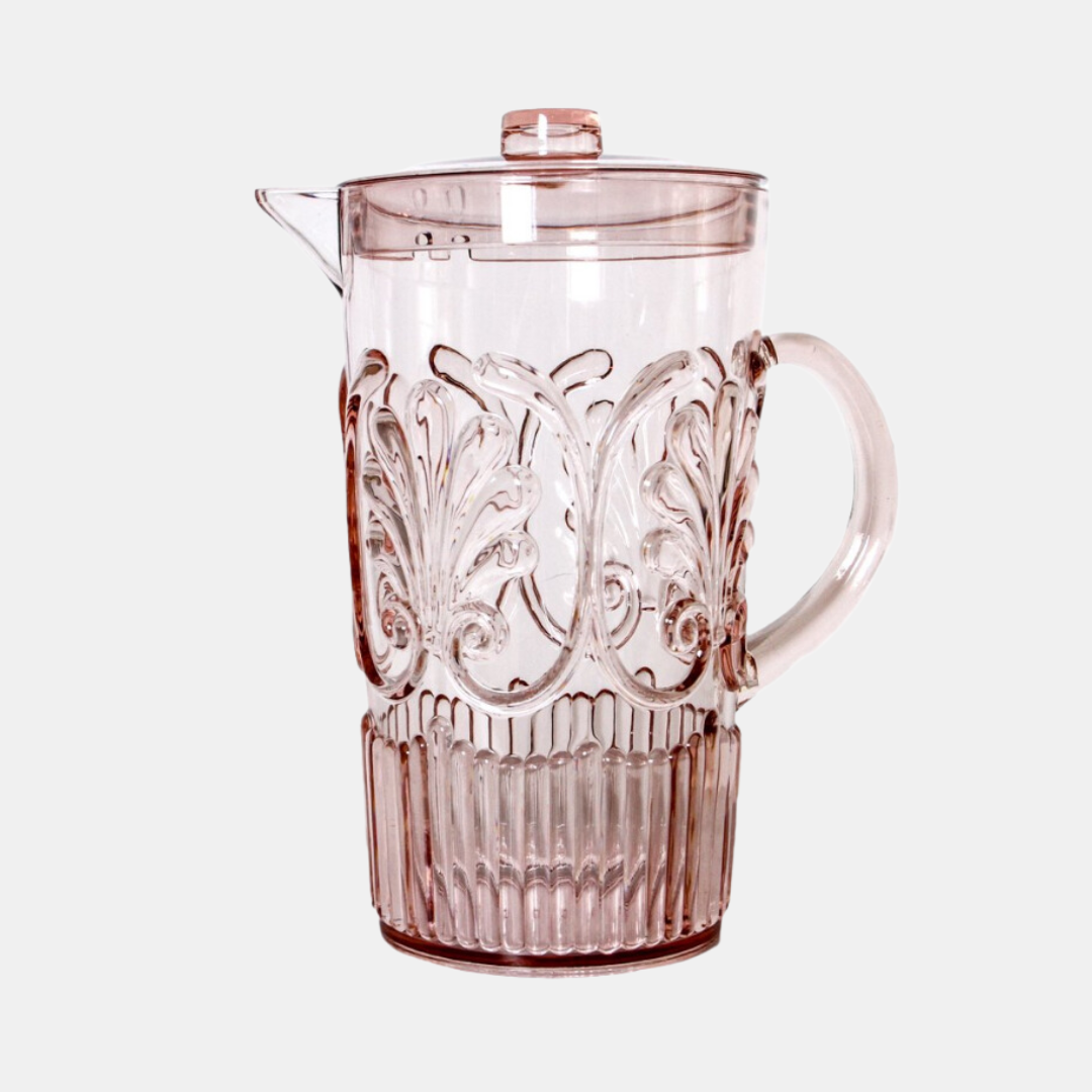 INDIGO LOVE | Flemington Acrylic Jug - Pink | Shut the Front Door