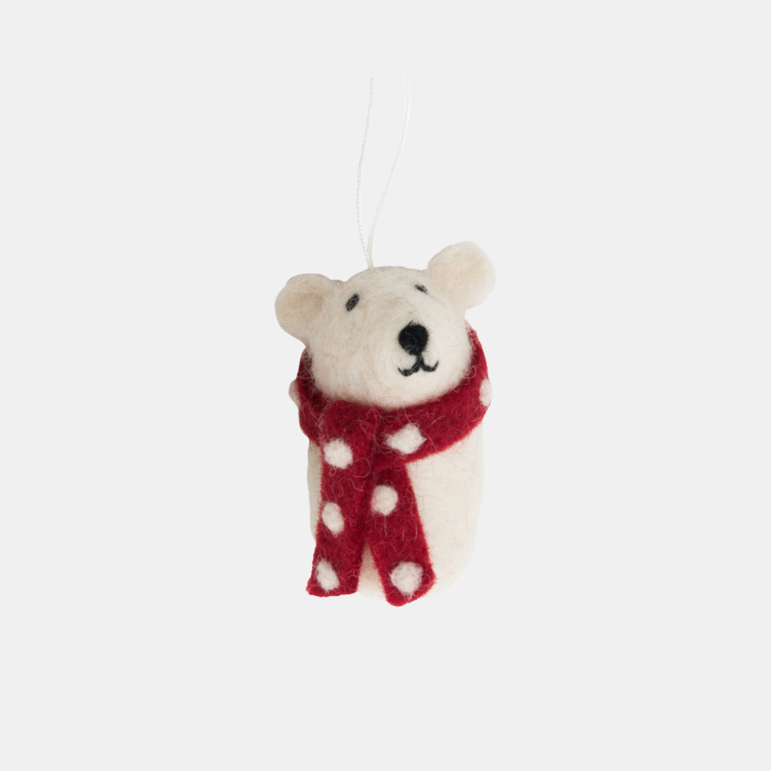 Pashom | Hanging Polar Bear Decoration | Shut the Front Door