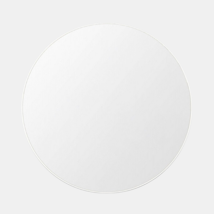Middle of Nowhere | Flynn Round Mirror 100cm - White | Shut the Front Door