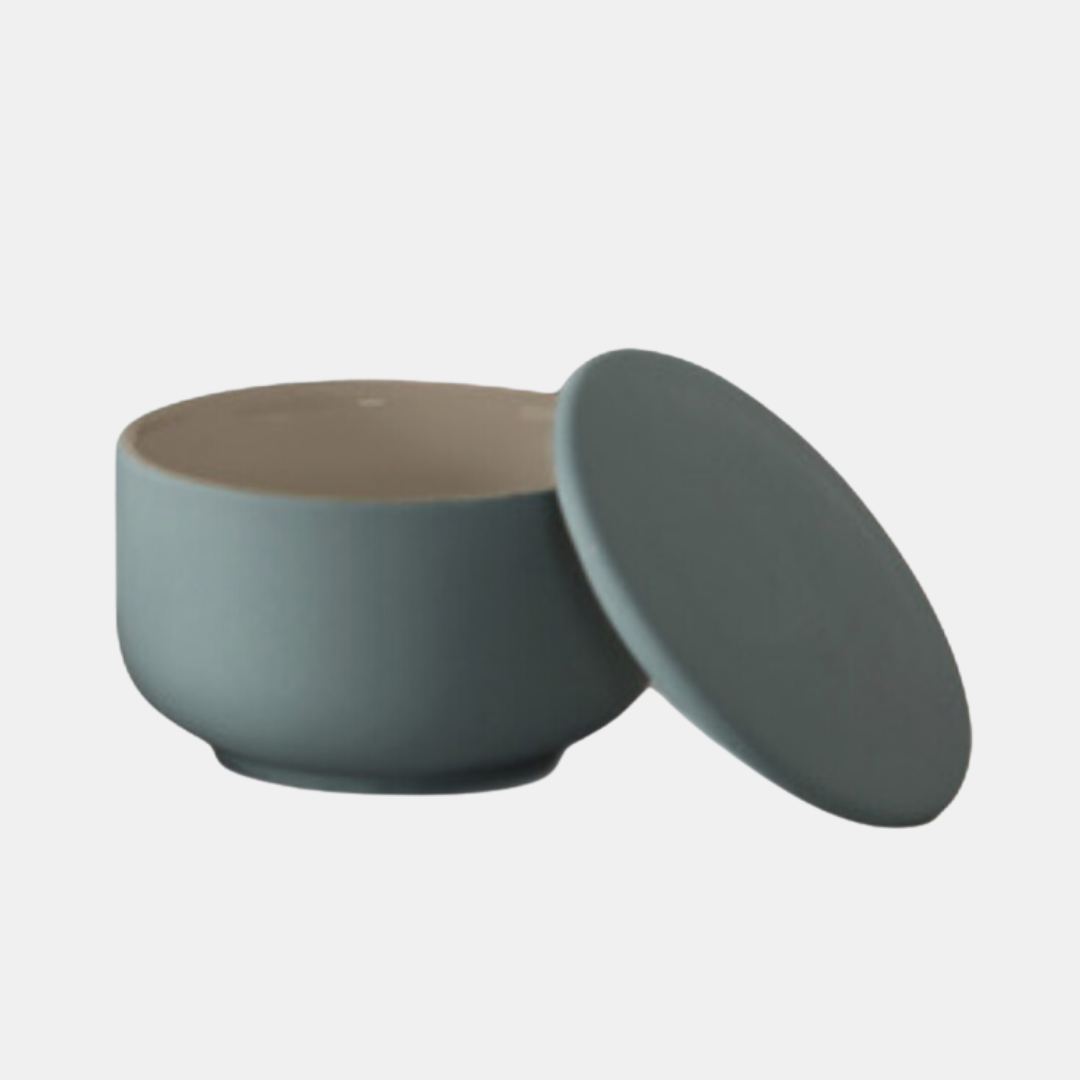 Albi | Becket Bathroom Canister / Shave Bowl - Green | Shut the Front Door