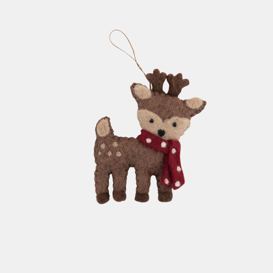 Pashom | Deer with Red Scarf Decoration | Shut the Front Door