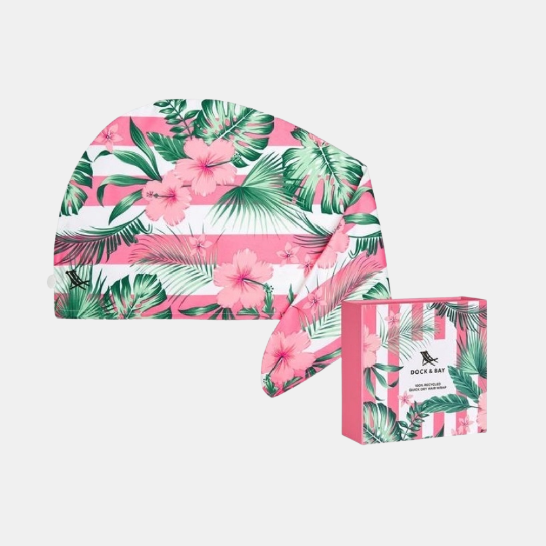 Dock & Bay | Hair Wrap Botanical Collection - Heavenly Hibiscus | Shut the Front Door