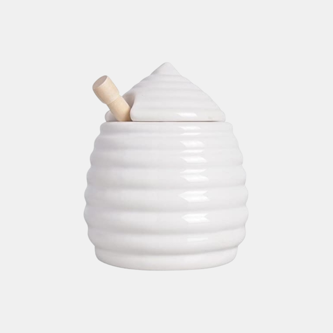 Esschert Design | Ceramic Honey Pot with Dipper | Shut the Front Door