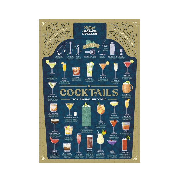 Ridleys | Cocktail Lover's Puzzle - 500 Piece | Shut the Front Door