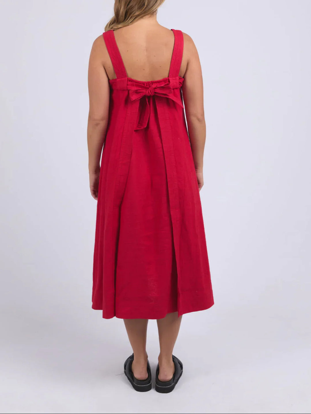 Foxwood | Lourdes Dress - Crimson | Shut the Front Door