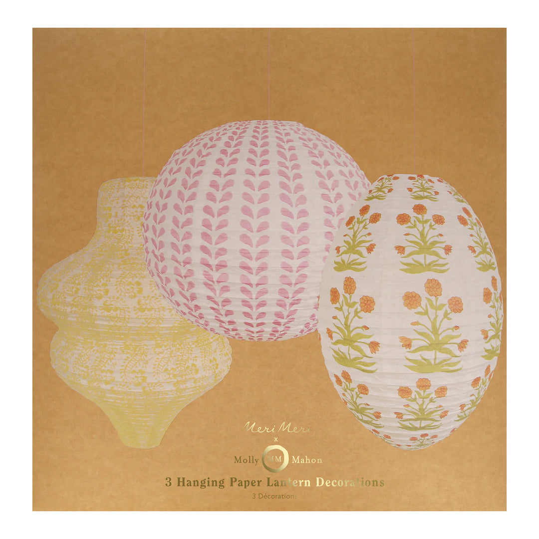 Meri Meri | Molly Mahon x Meri Meri Hanging Lanterns | Shut the Front Door