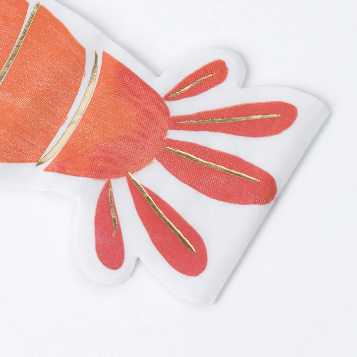 Meri Meri | Lobster Napkins - Large | Shut the Front Door