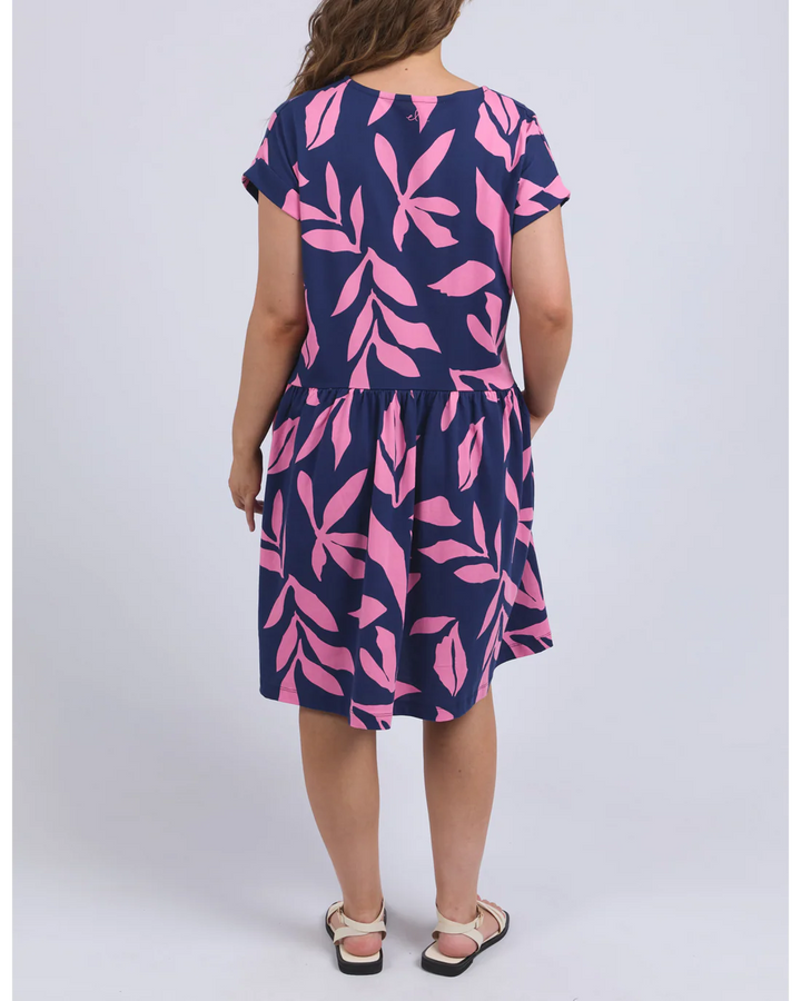 Mimosa Dress - Blue Depth Print