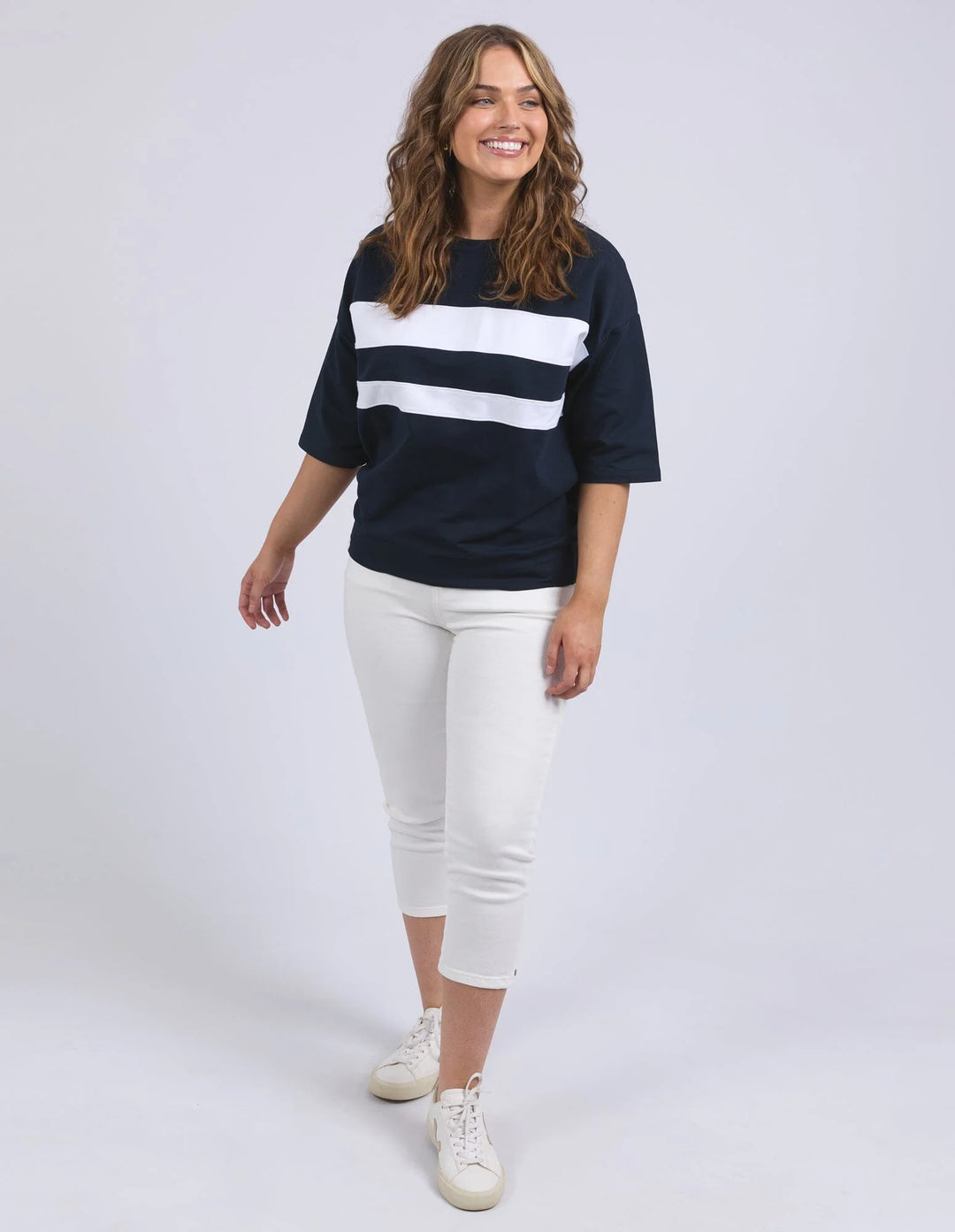 Elm Knitwear | Nico Sweat - Navy | Shut the Front Door