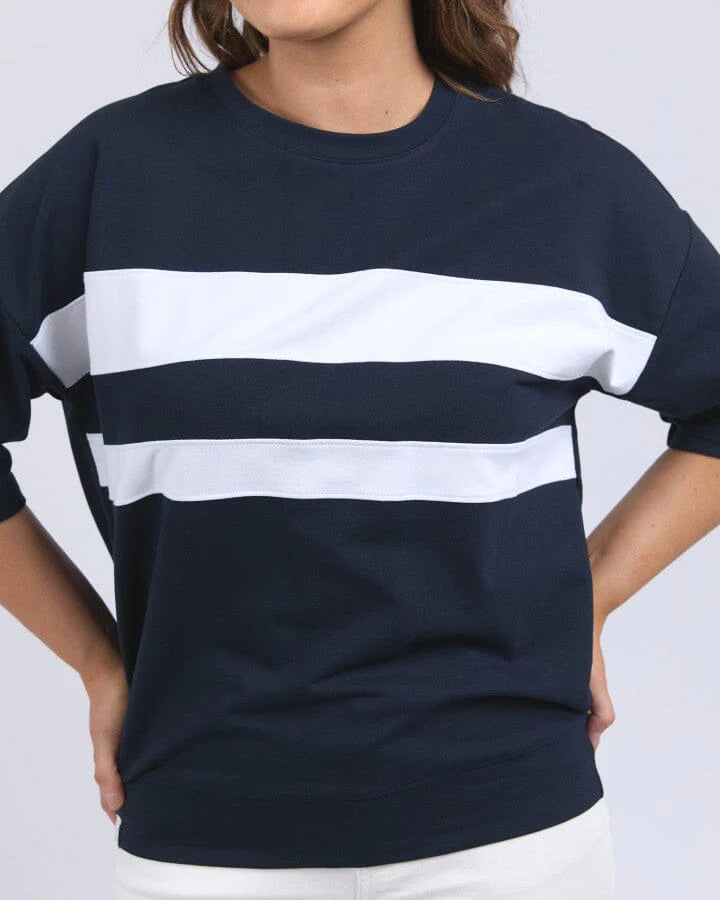 Elm Knitwear | Nico Sweat - Navy | Shut the Front Door