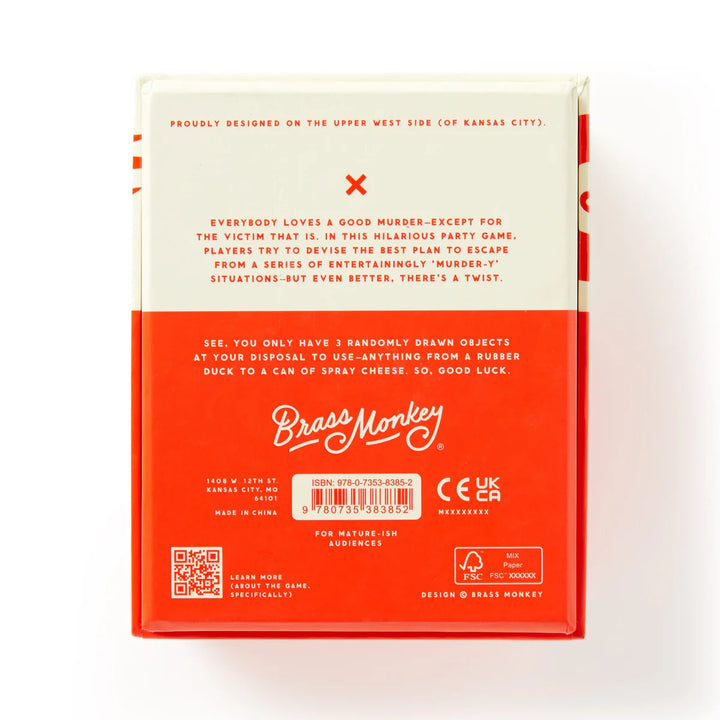 Not Today Murder Social Game Set