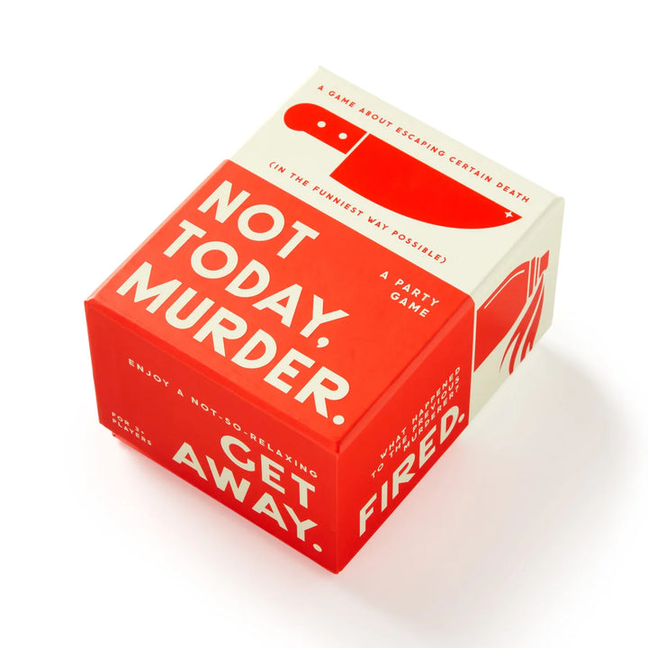 Not Today Murder Social Game Set